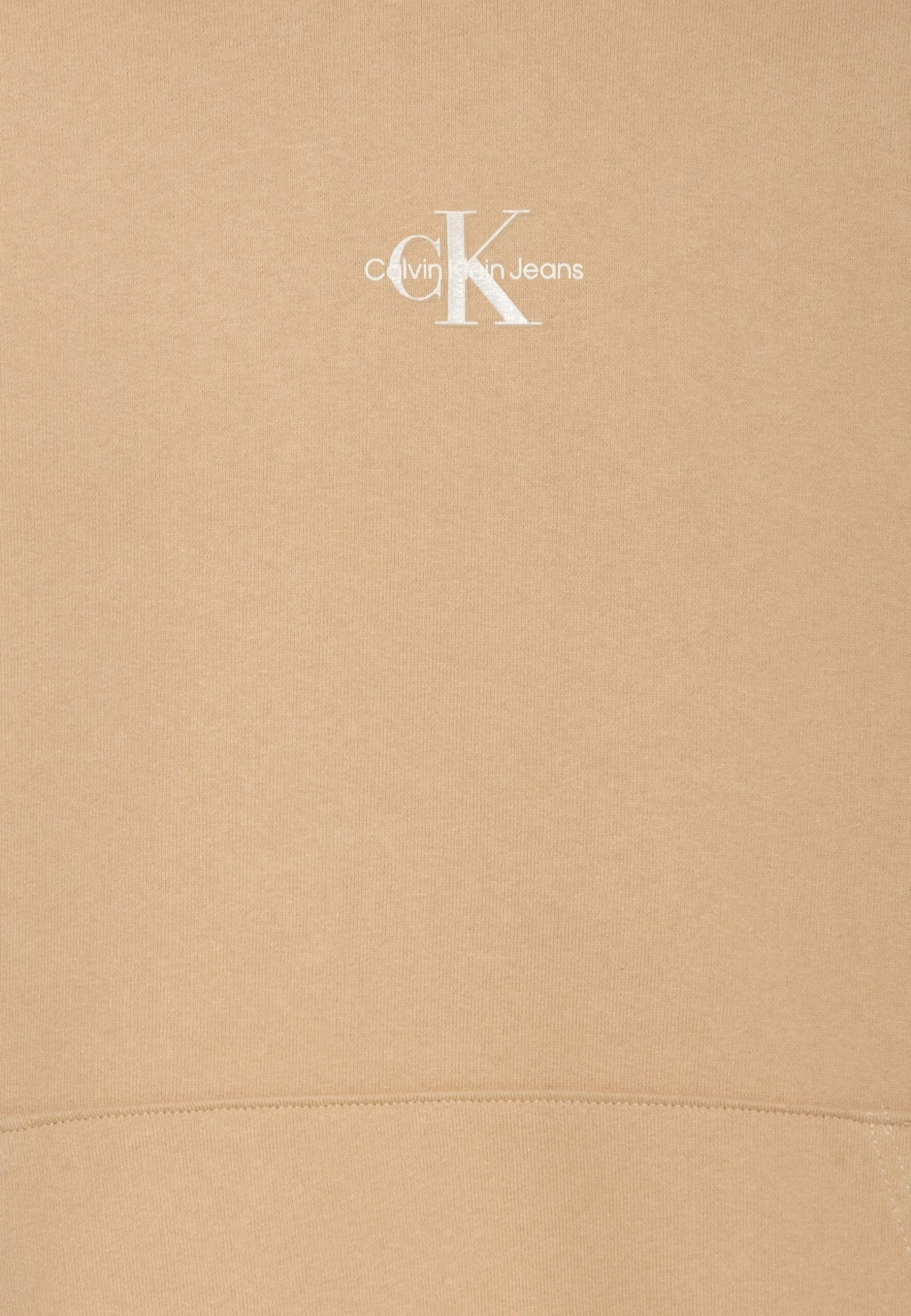 Calvin Klein Jeans Archival Monologo Back Hoodie Unisex - Hoodie - Travertine - Afbeelding 3