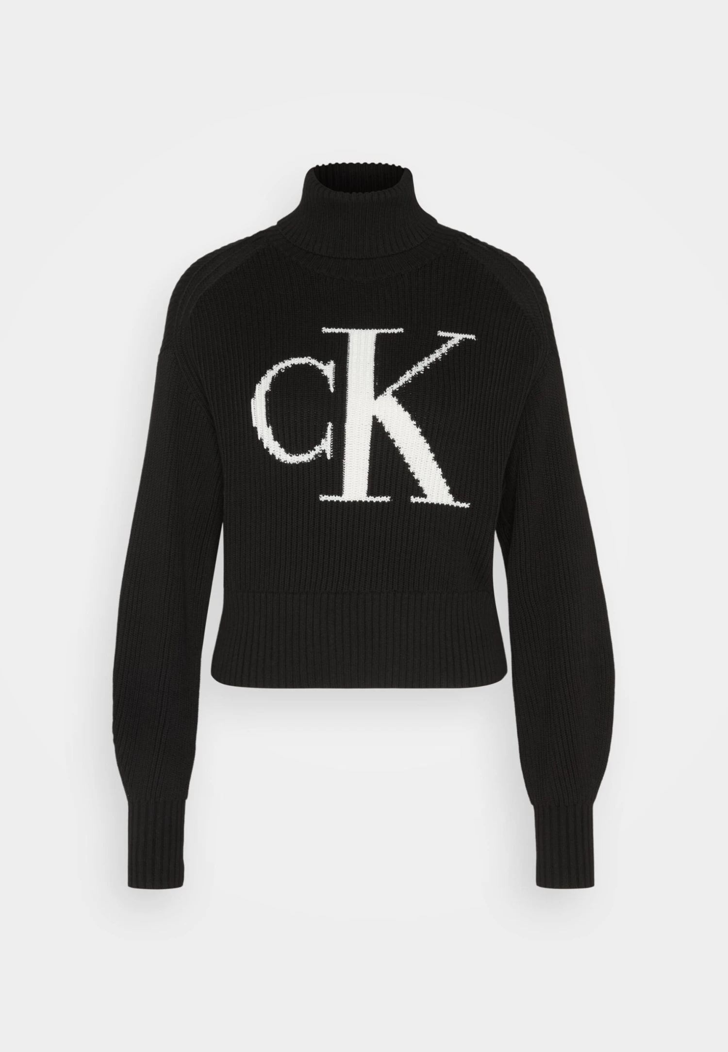 Calvin Klein Jeans Blown Up Loose Sweater - Trui - Black - Afbeelding 5