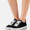 Calvin Klein Jeans Flatform- Sneakers Laag - Black