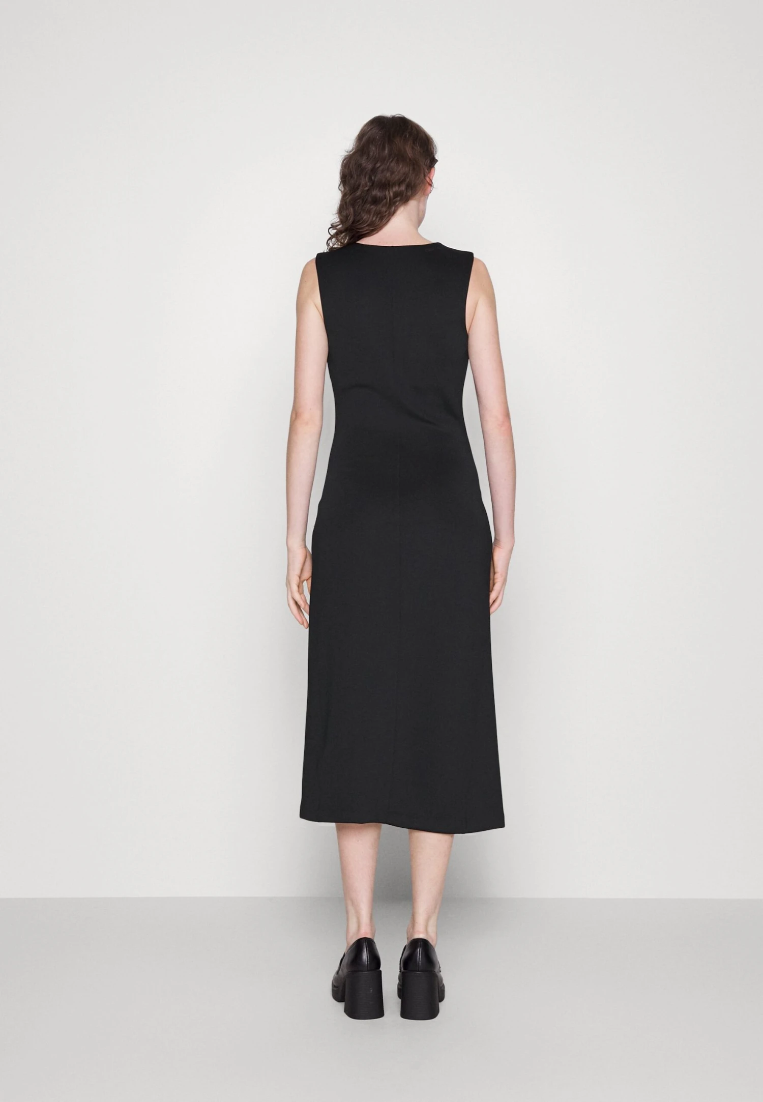 Calvin Klein Technical Midi Dress - Jurk - Black - Afbeelding 3