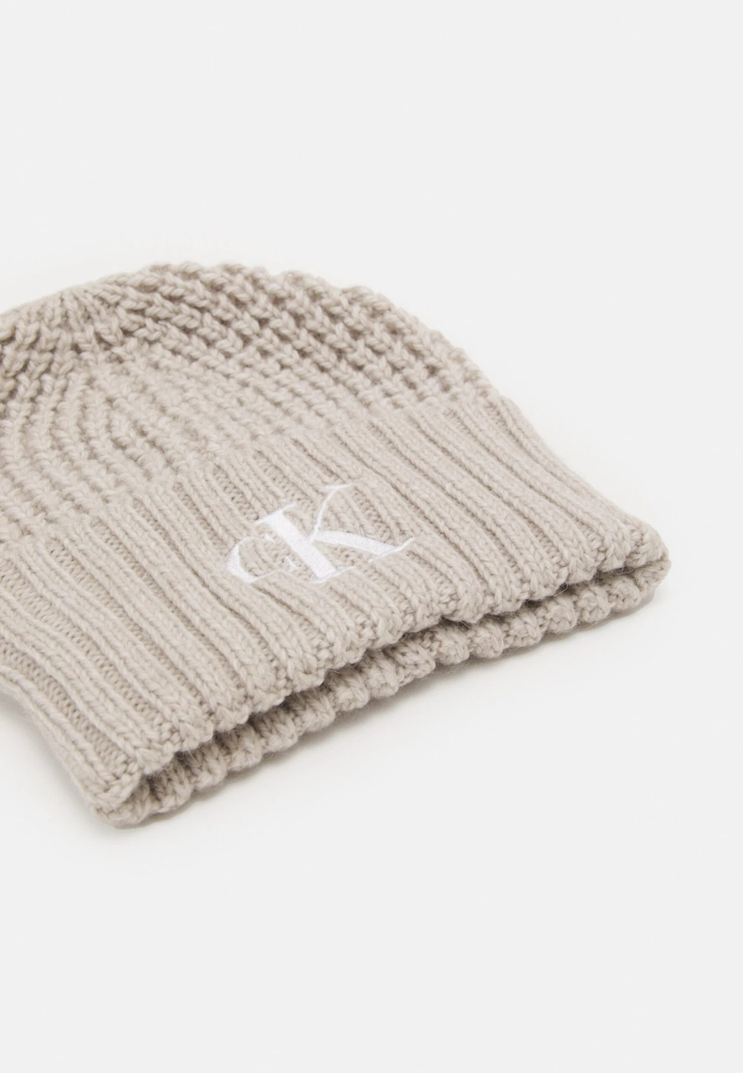 Calvin Klein Jeans Waffle Beanie - Muts - Eggshell - Afbeelding 3