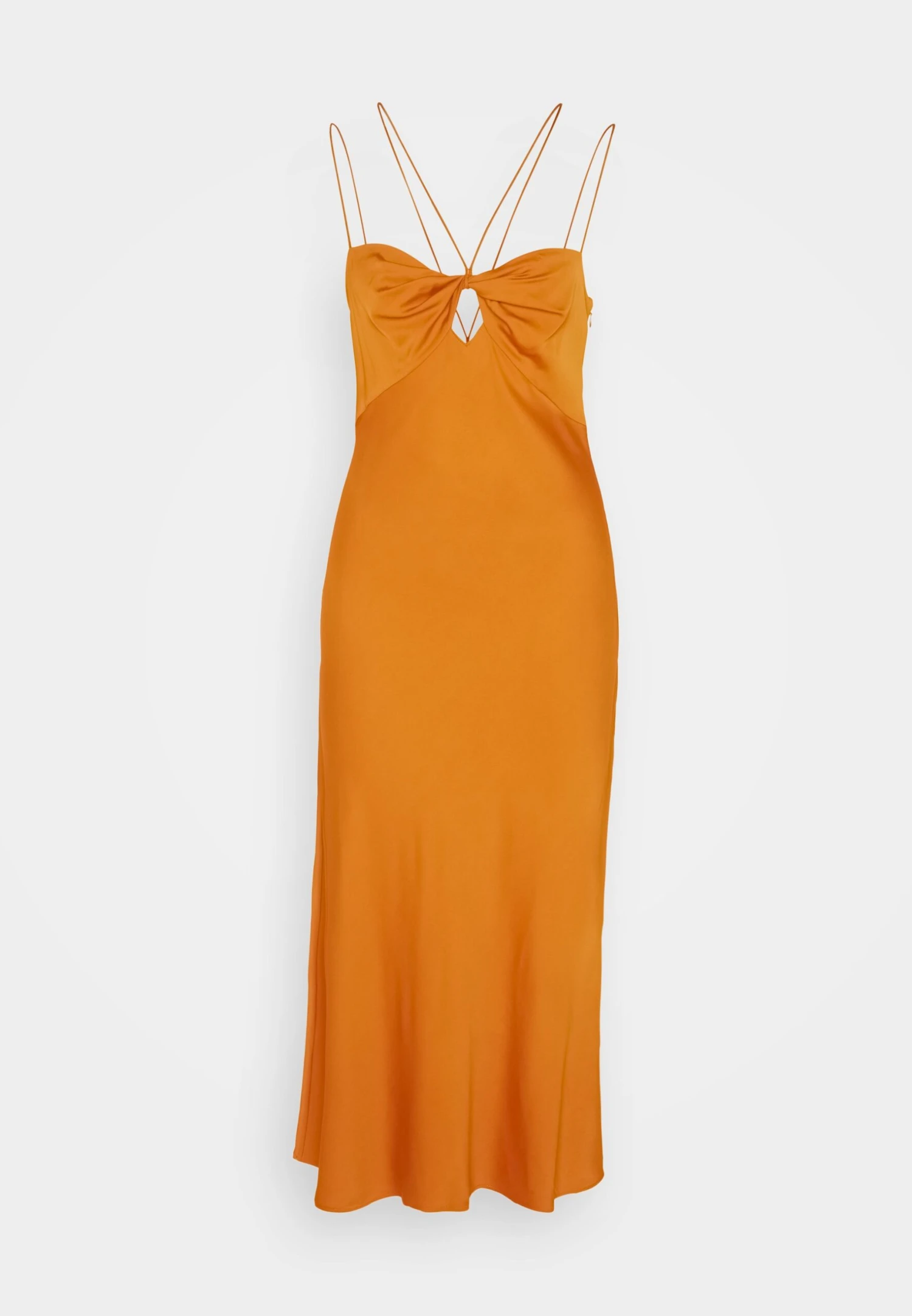 Calvin Klein Micro Strap Twist Slip Dress - Cocktailjurk - Allspice - Afbeelding 5