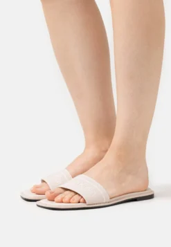 Calvin Klein Squared Slide - Muiltjes - Crystal Gray