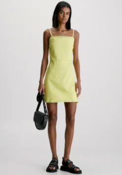 Calvin Klein Jeans Fitted - Spijkerjurk - Denim Medium