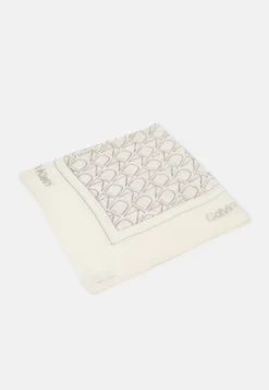 Calvin Klein Seasonal Scarf - Halsdoek - White/Black