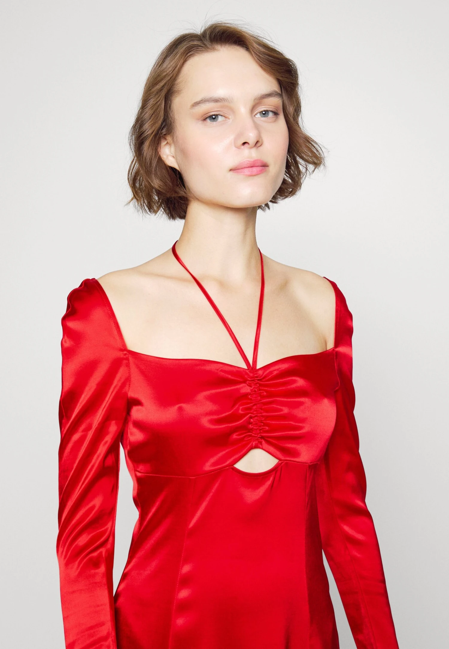 Calvin Klein Jeans Cut Out Ruched Detailing Dress - Jurk - Candy - Afbeelding 4