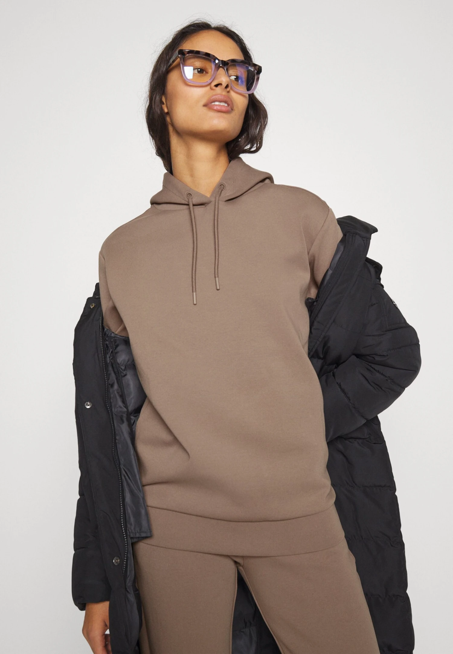 Calvin Klein Minimal Logo Scuba - Trainingsbroek - City Taupe - Afbeelding 4