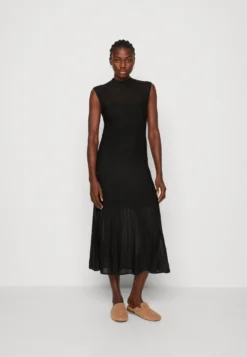Calvin Klein Sheer Dress - Cocktailjurk - Black