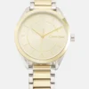 Calvin Klein Champagne Sunray Dial - Horloge - Silver-Coloured/Gold-Coloured