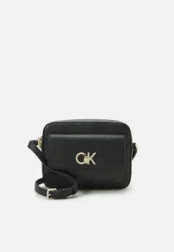 Calvin Klein Re Lock Camera Bag Flap - Schoudertas - Black