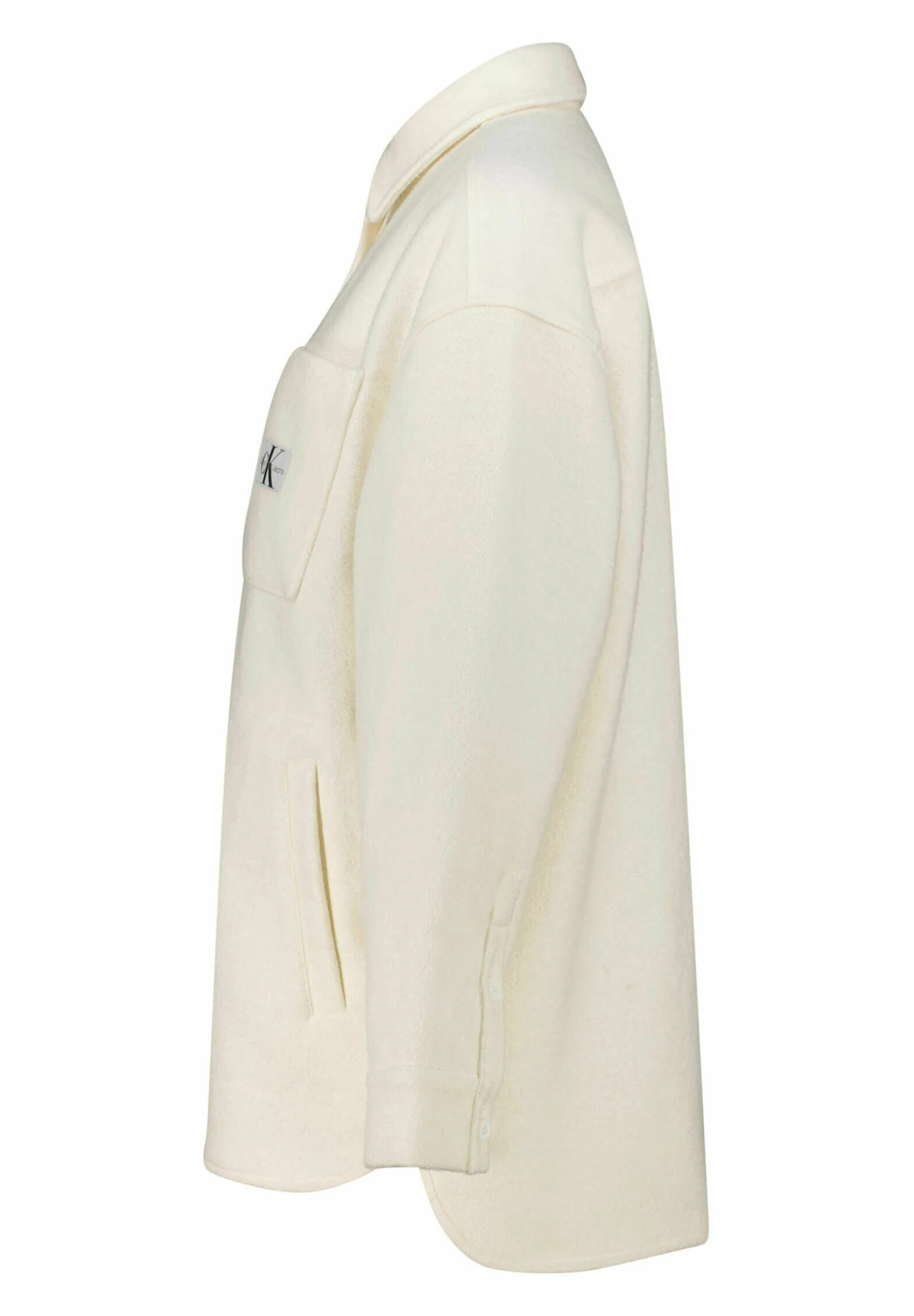 Calvin Klein Jeans Boucle Textured Shacket - Jas - Offwhite - Afbeelding 6