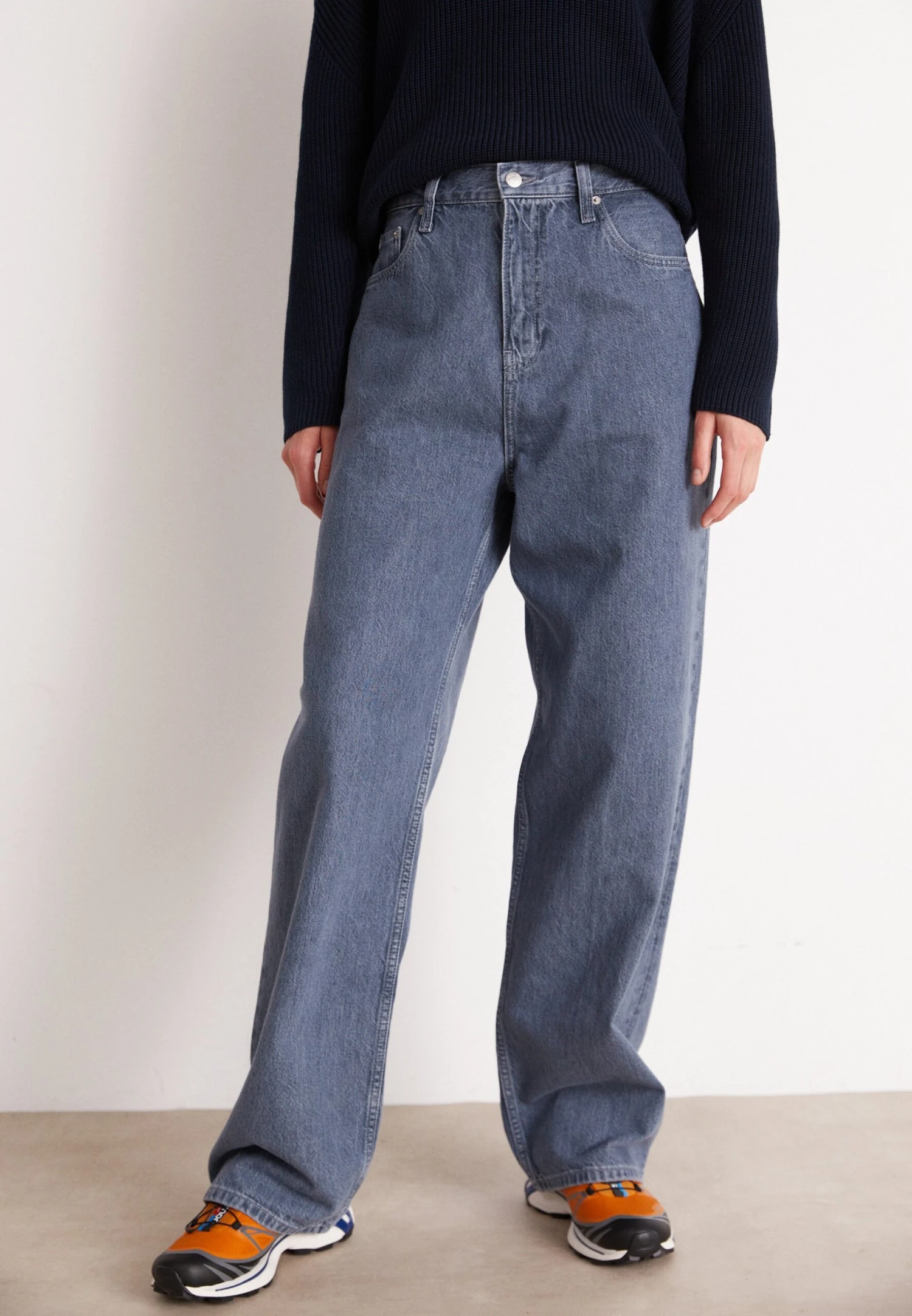 Calvin Klein Jeans High Rise - Relaxed Fit Jeans - Denim Grey