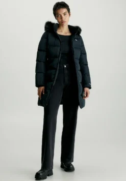 Calvin Klein Jeans Hooded Puffer - Winterjas - Ck Black