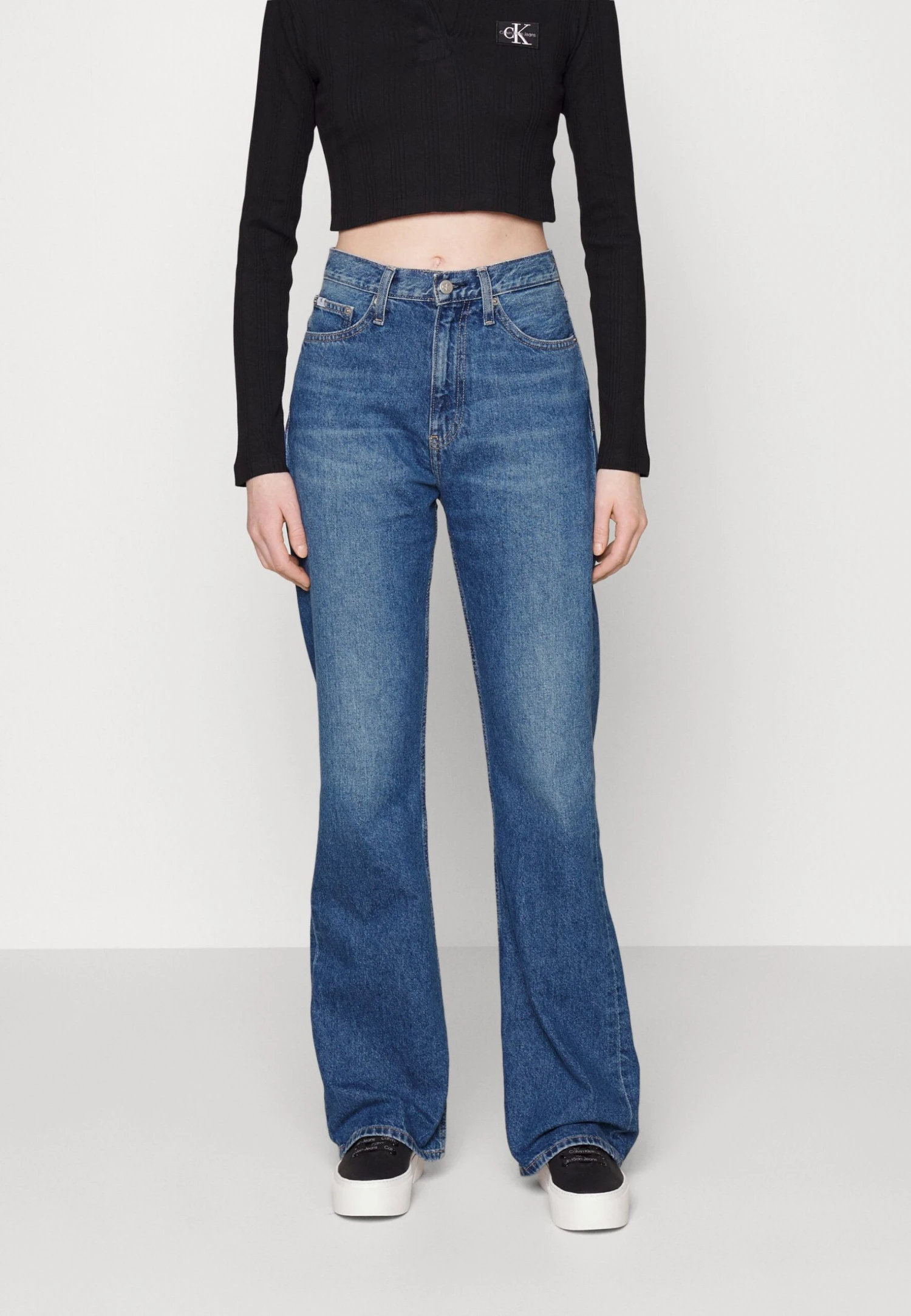 Calvin Klein Jeans Authentic Bootcut - Bootcut Jeans - Denim Dark