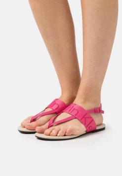 Calvin Klein Jeans Flat Webbing - Teensandalen - Raspberry Sorbet