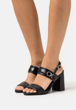 Calvin Klein Sandalen Met Hoge Hak - Black