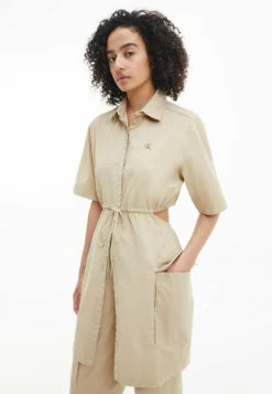 Calvin Klein Jeans Blousejurk - Travertine