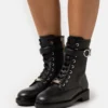 Calvin Klein Combat Boot - Veterboots - Black
