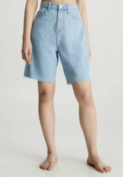 Calvin Klein Jeans High Rise- Jeansshort - Denim Light