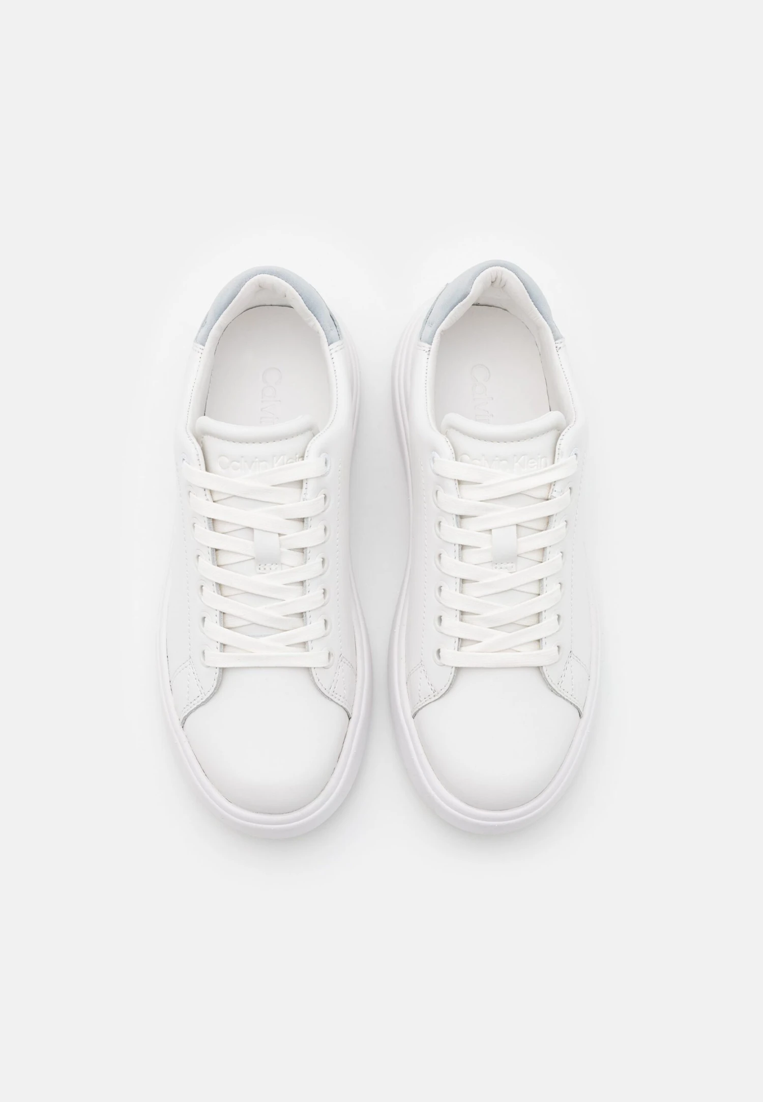 Calvin Klein Raised Cupsole Lace Up - Sneakers Laag - White/Pearl Blue - Afbeelding 6