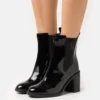 Calvin Klein Jeans Block Heel Boot - Korte Laarzen - Black