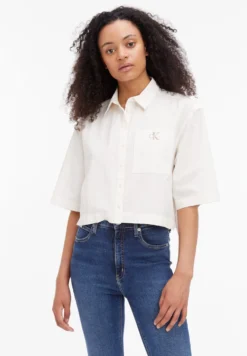 Calvin Klein Overhemdblouse - Ybh Ancient White