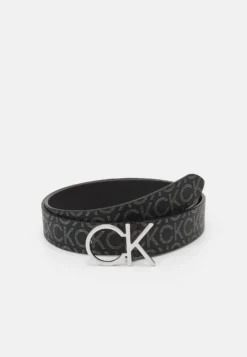Calvin Klein Re Lock Logo Belt- Riem - Black Mono