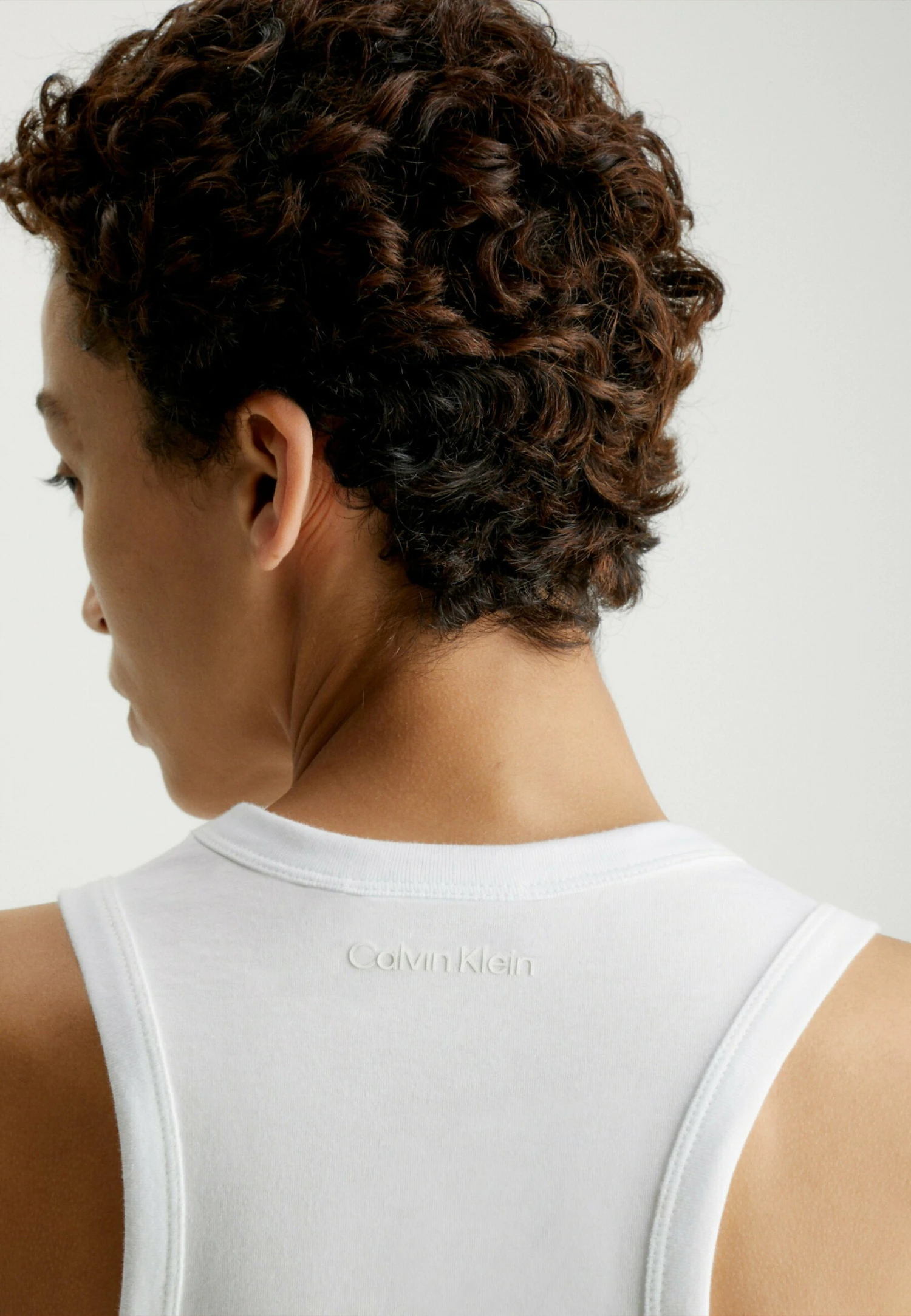 Calvin Klein Racerback Tank - Top - Bright White - Afbeelding 4