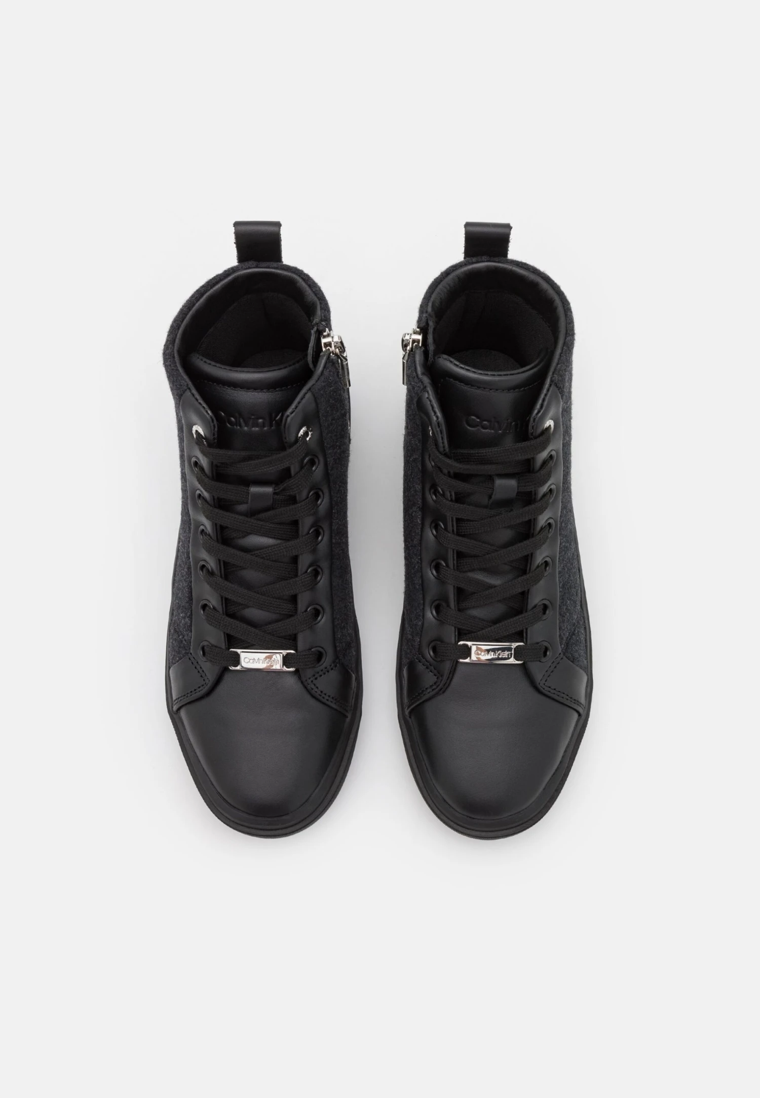 Calvin Klein Cupsole Wave - Sneakers Hoog - Dark Grey - Afbeelding 6