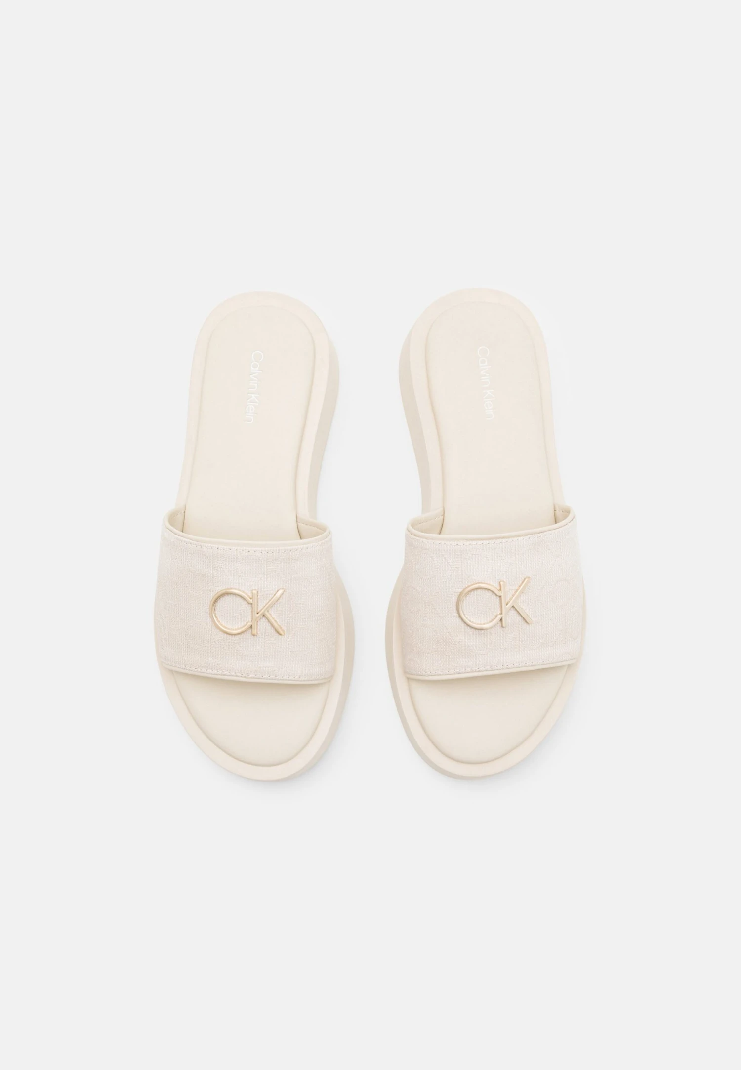 Calvin Klein Dress Flatform- Muiltjes - Neutral Mono - Afbeelding 6