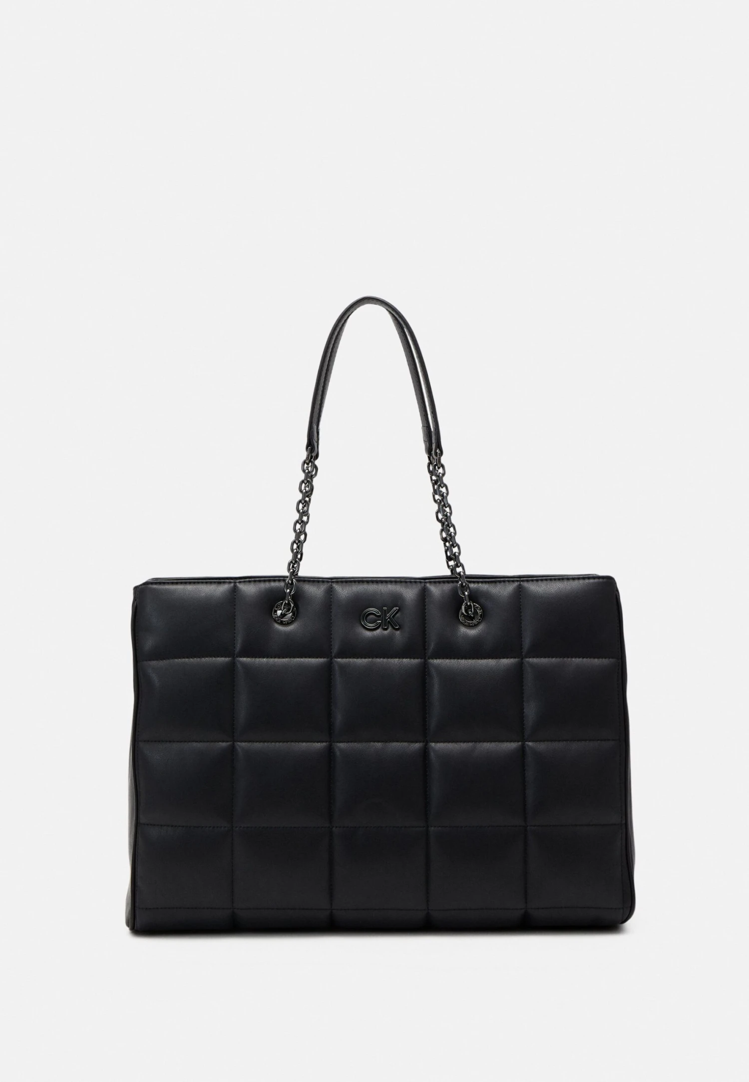 Calvin Klein Re-Lock Quilt- Shopper - Black