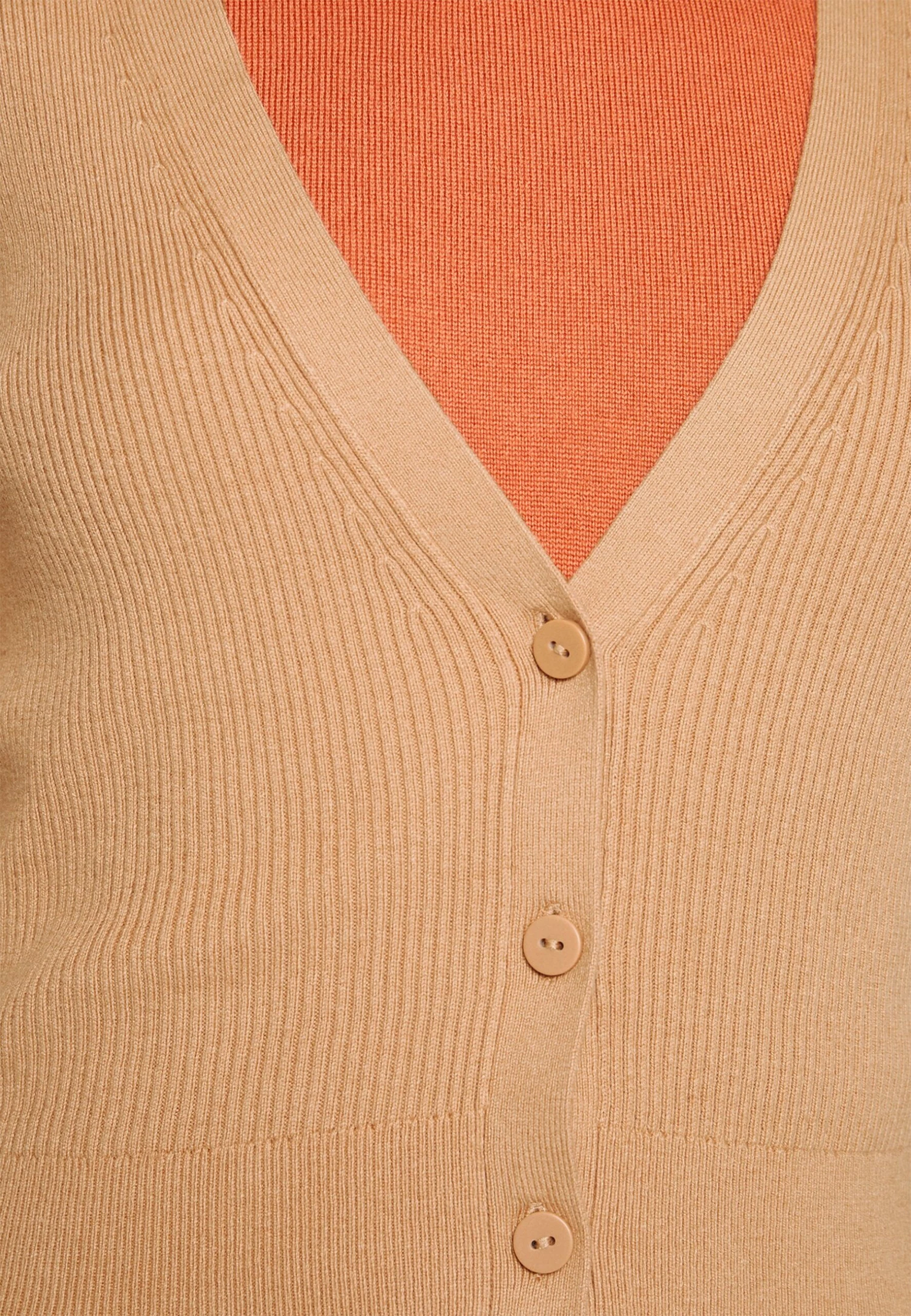 Calvin Klein Cardigan - Vest - Pale Terracotta - Afbeelding 6