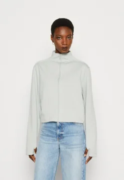 Calvin Klein Tailored Zip Through - Sweater Met Rits - Belgian Block