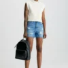 Calvin Klein Jeans Mom- Jeansshort - Denim Medium