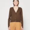 Calvin Klein Cardigan - Vest - Brown Kelp