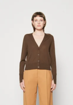 Calvin Klein Cardigan - Vest - Brown Kelp