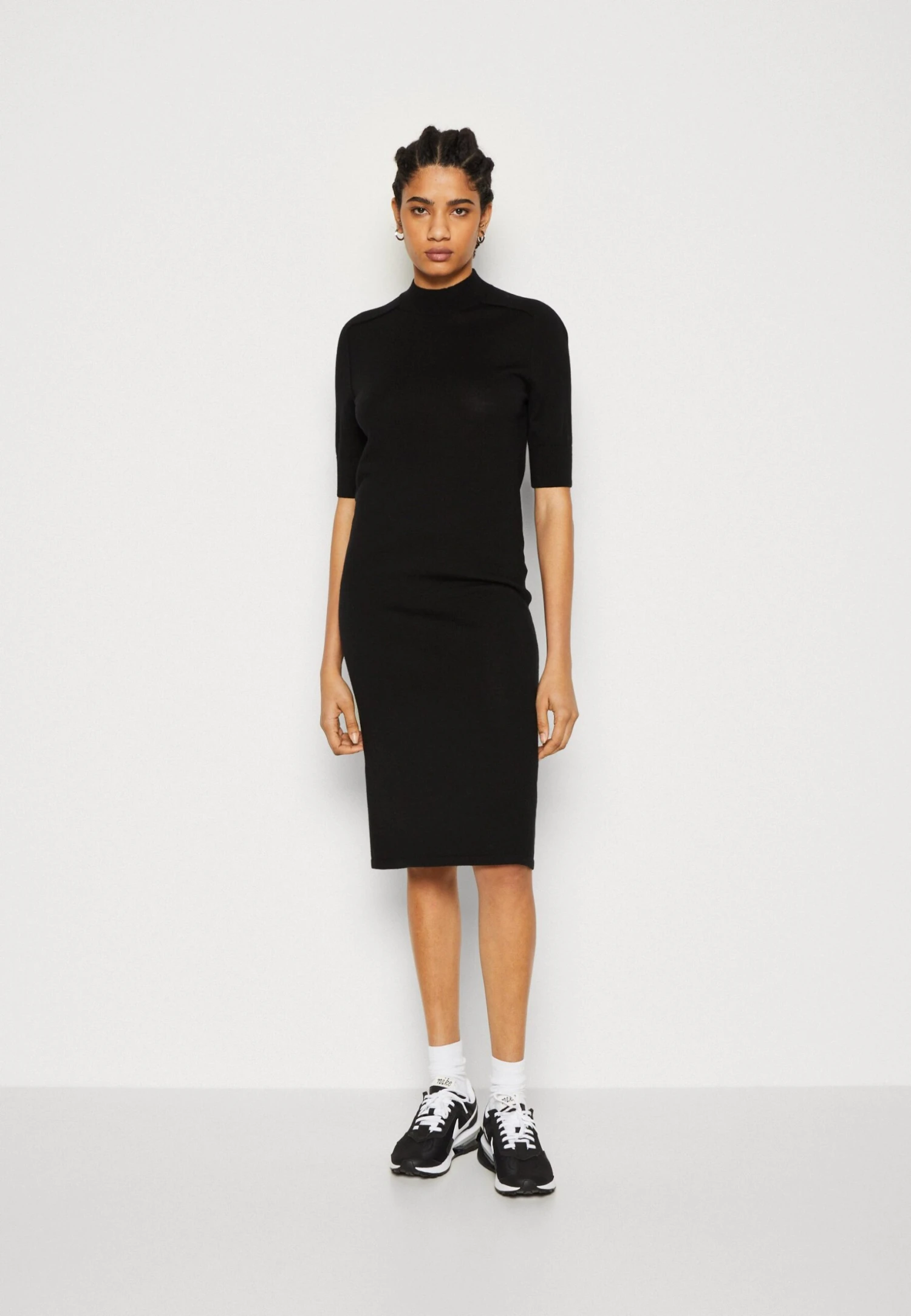 Calvin Klein Dress - Gebreide Jurk - Black