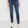 Calvin Klein Jeans High Rise Super Skinny Ankle - Jeans Skinny Fit - Denim Dark