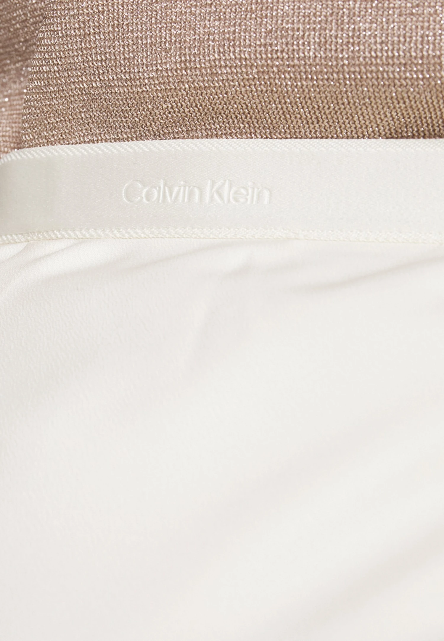 Calvin Klein Bias Cut Midi Skirt - Kokerrok - Seedpearl - Afbeelding 6