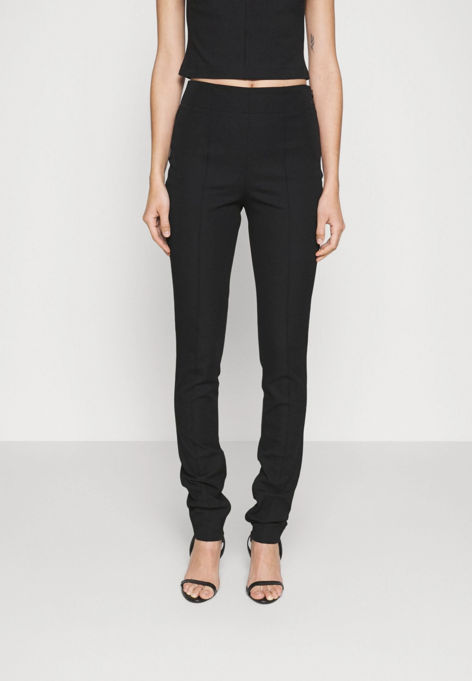 Calvin Klein Stretch Gabardine Skinny Pant - Broek - Black