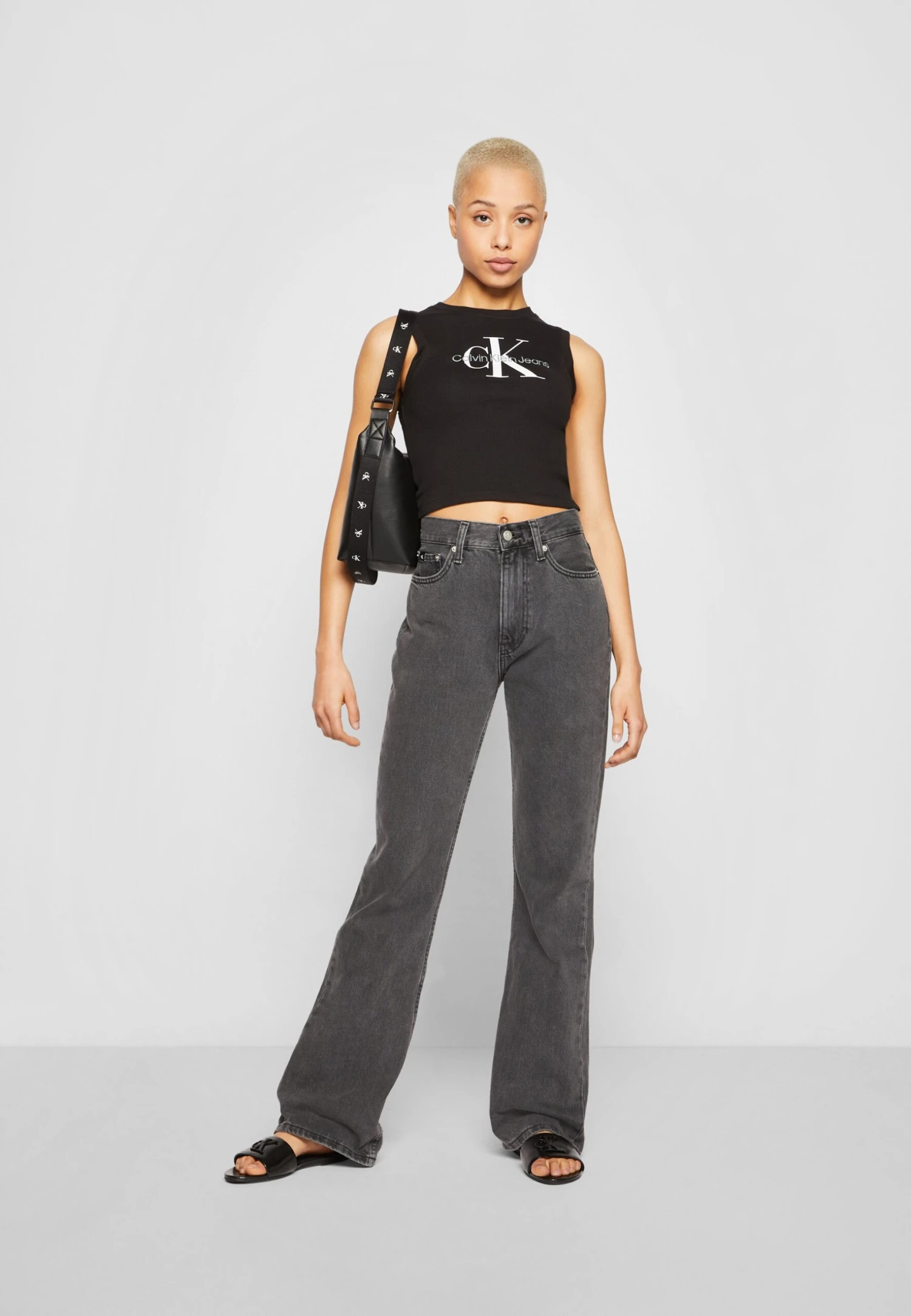 Calvin Klein Jeans Authentic Bootcut - Bootcut Jeans - Denim Black - Afbeelding 2