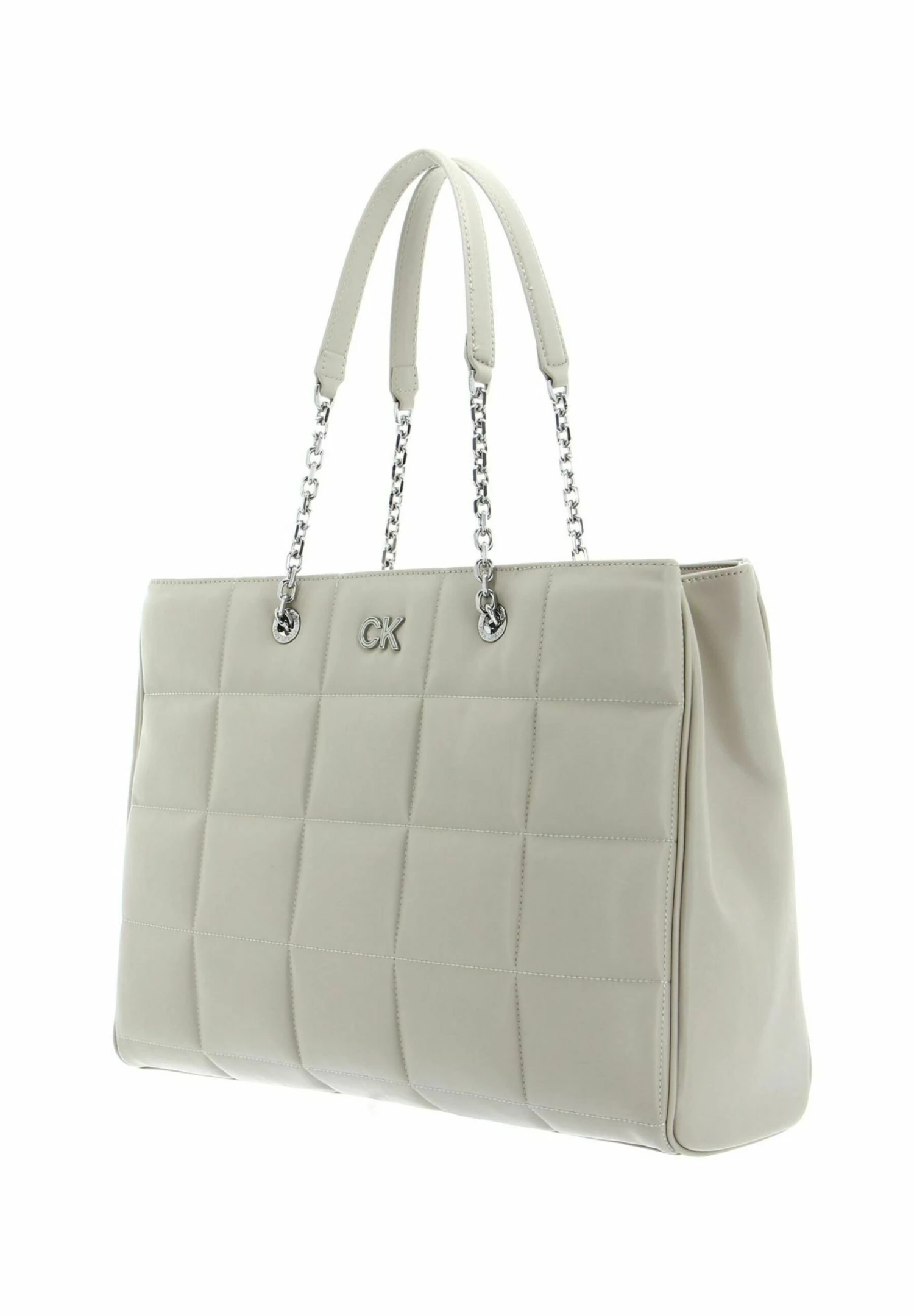 Calvin Klein Re-Lock Quilt- Shopper - Stoney Beige - Afbeelding 4