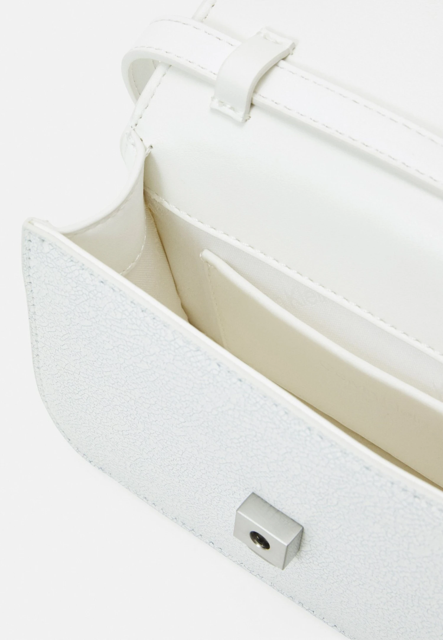 Calvin Klein Bar Hardware Crossbody - Crackle - Schoudertas - Bright White - Afbeelding 3