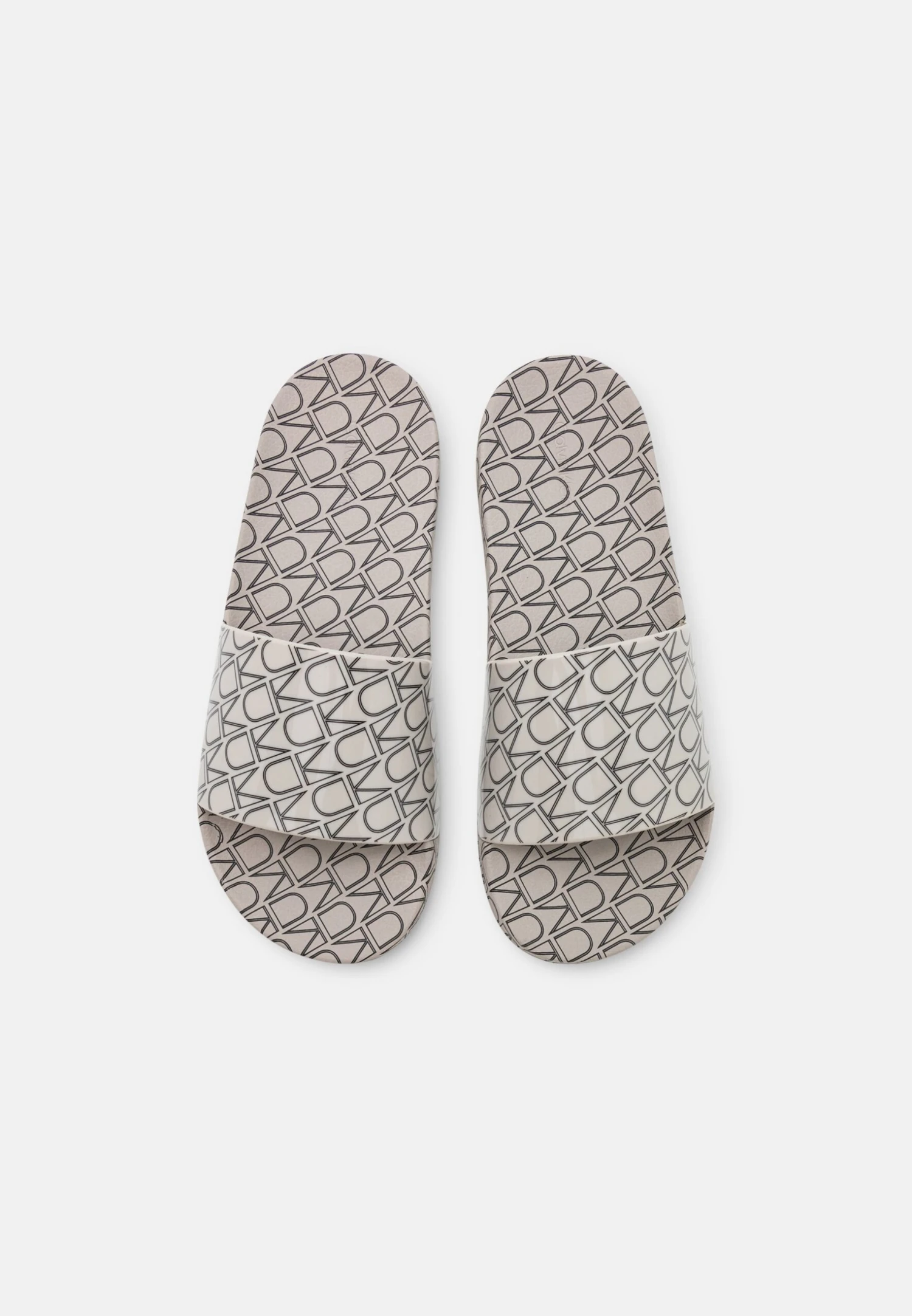 Calvin Klein Pool Slide - Badslippers - Silver Grey/Black - Afbeelding 6