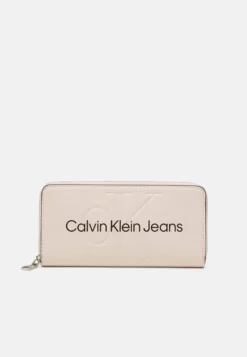 Calvin Klein Jeans Sculpted Mono Zip Around - Portemonnee - Ballet