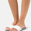 Calvin Klein Jeans Sandal Slide- Muiltjes - White