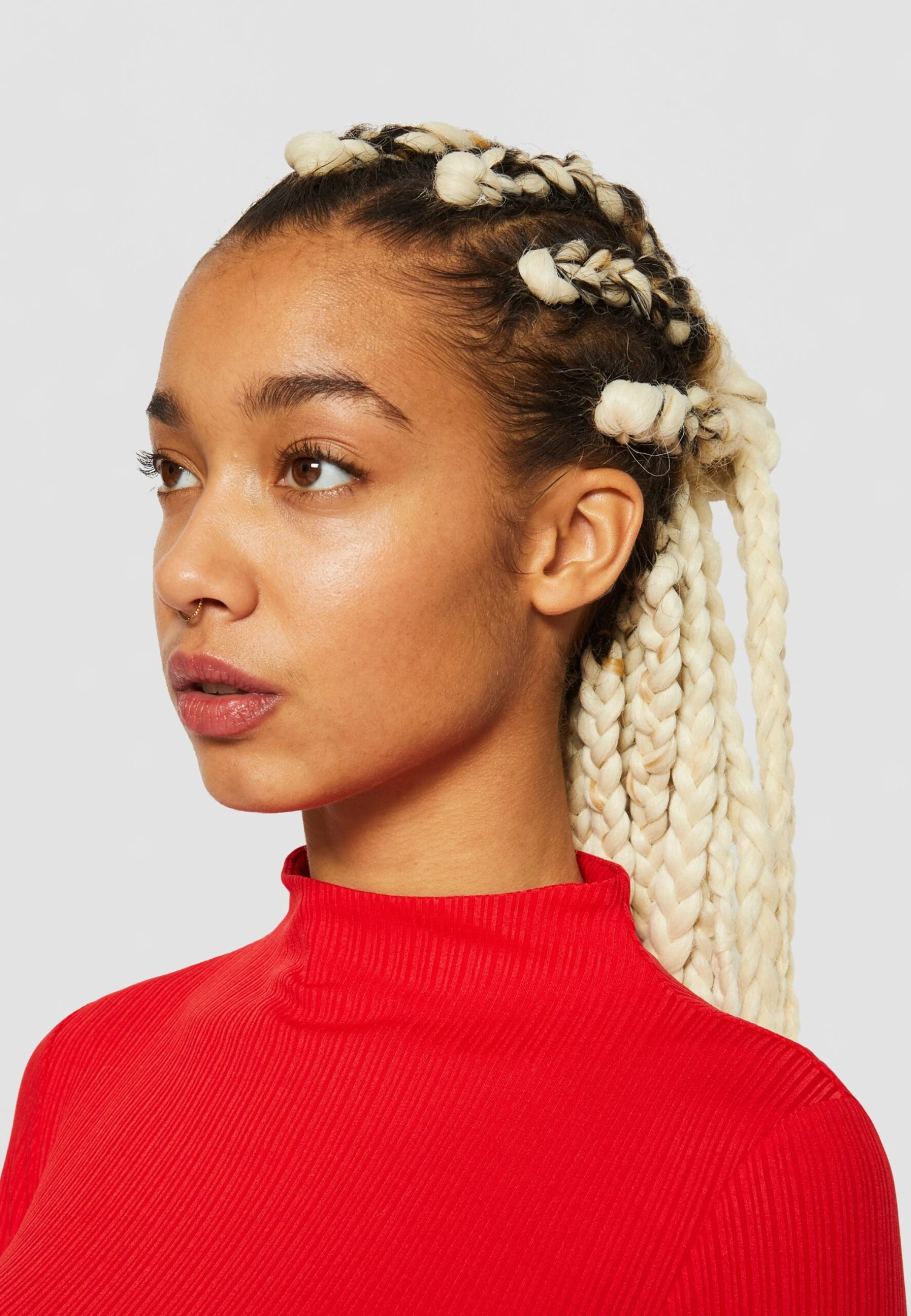 Calvin Klein Jeans High Neck Long Sleeve - Longsleeve - Candy Apple - Afbeelding 7