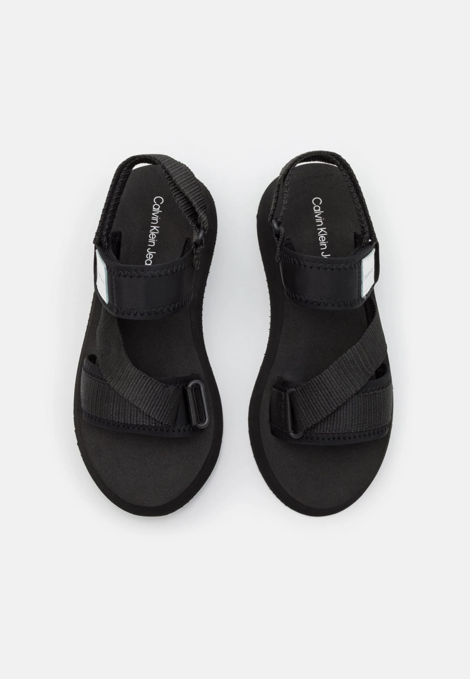 Calvin Klein Jeans Prefresato Badge - Sandalen Met Plateauzool - Black - Afbeelding 6