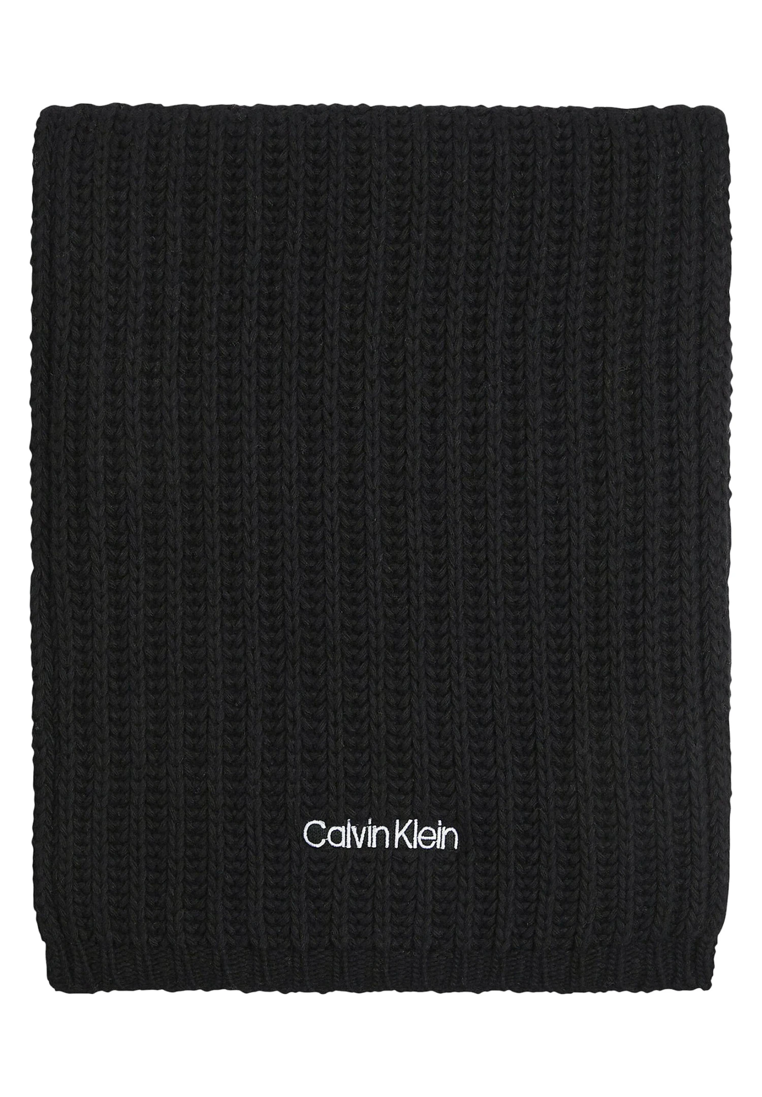 Calvin Klein Oversized Logo- Sjaal - Ck Black - Afbeelding 2