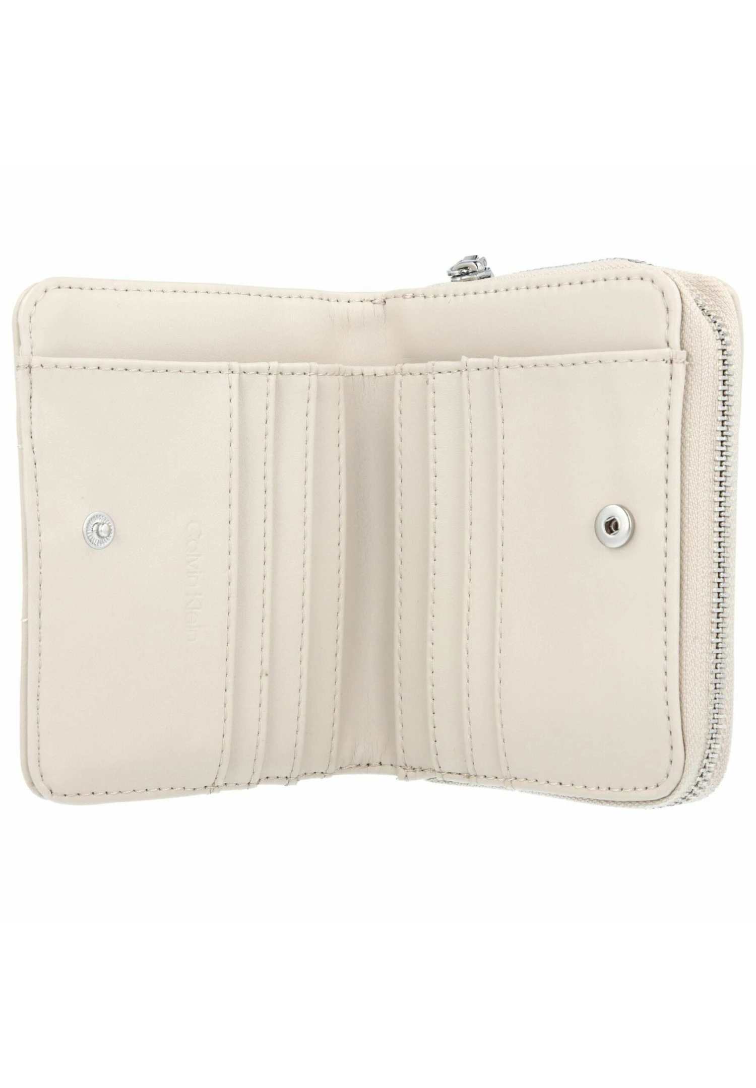 Calvin Klein Re-Lock Quilt 12 Cm - Portemonnee - Stoney Beige - Afbeelding 5